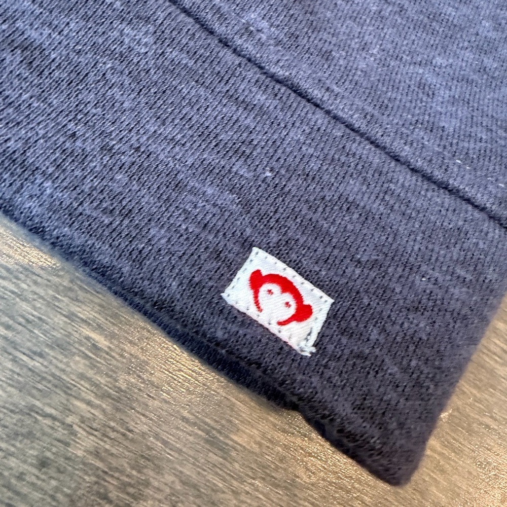 Appaman Navy Sweatshirt with Dripping Multicolor Metalic Heart Prints - Picture 7 of 12